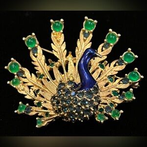 Marcel Boucher 1960’s Peacock Brooch